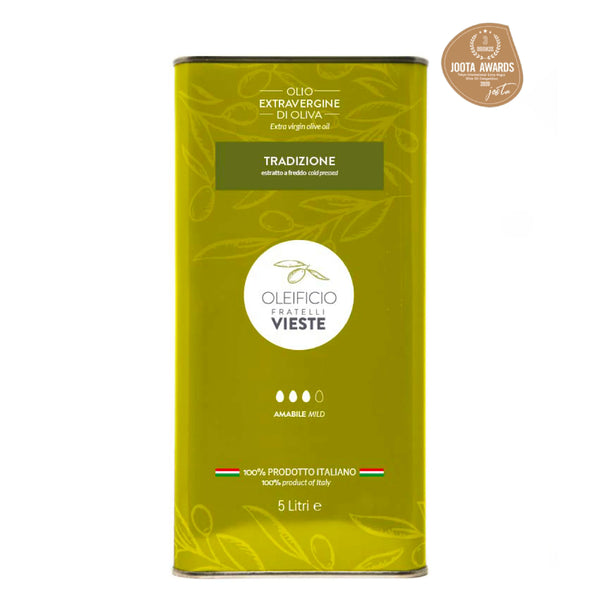 Oleificio Fratelli Vieste Tradizione Olio Extra Vergine Di Oliva Amabile - 5Litri