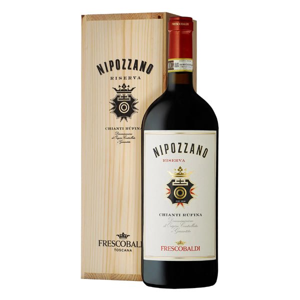 Frescobaldi Magnum Nipozzano Chianti Rufina Riserva DOCG 2022 CASSA LEGNO