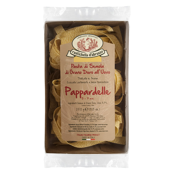Rustichella D'Abruzzo Pappardelle Pasta Di Semola Di Grano Duro All'Uovo