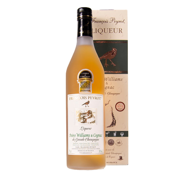 François Peyrot Liqueur Poire Williams e Cognac De Grande Champagne ASTUCCIATO