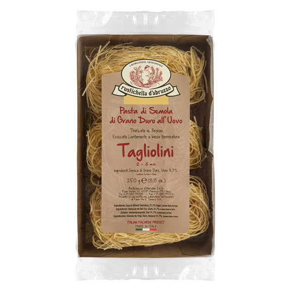 Rustichella D'Abruzzo Tagliolini Pasta Di Semola Di Grano Duro All'Uovo