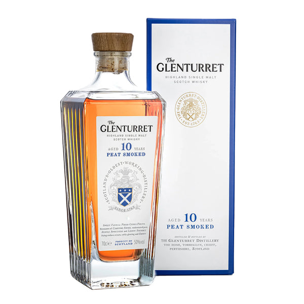 The Glenturret Peat Smoked Highland Single Malt Scotch Whisky 10 Years Old ASTUCCIATO