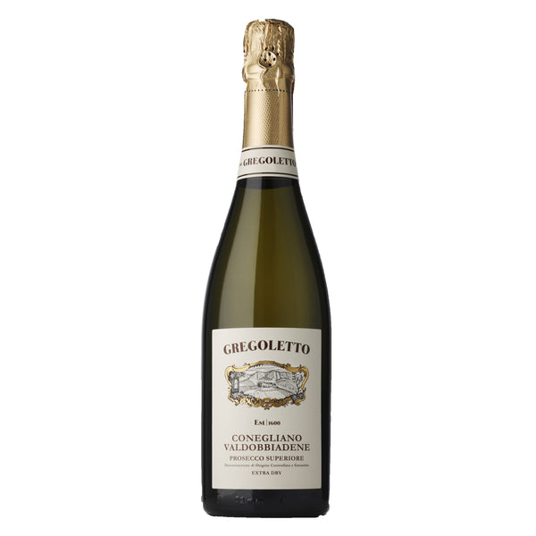 Gregoletto Prosecco Superiore Extra Dry Conegliano Valdobbiadene DOCG
