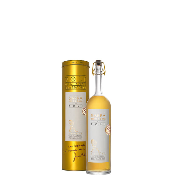 Poli Distillerie Sarpa Oro Baby Grappa Barricata 100ml ASTUCCIATO